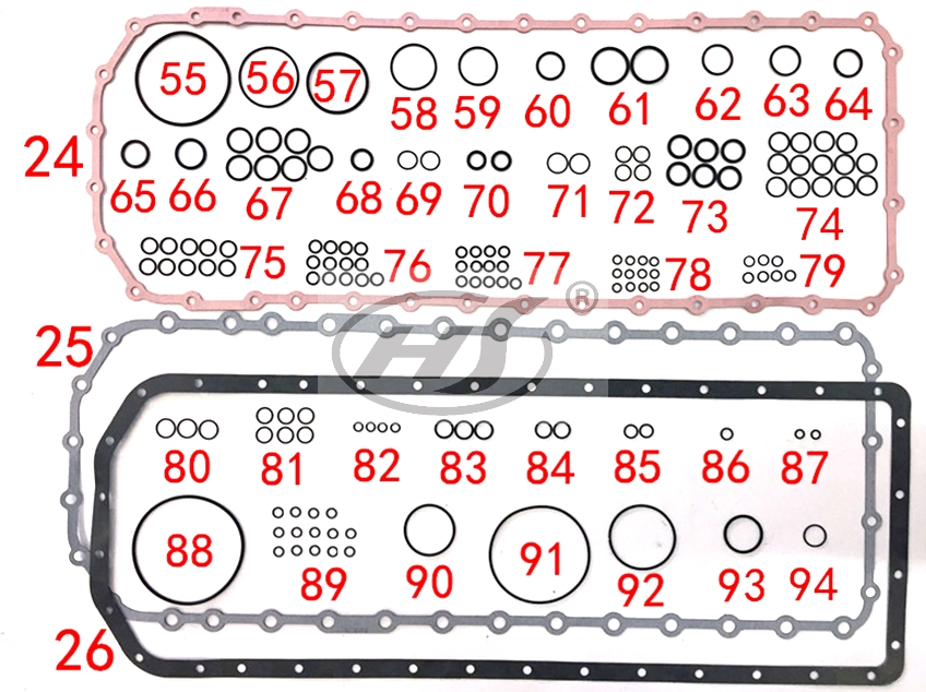 High-Performance Engine Gasket Kit Cylinder Head Gasket Set for Joh Deere Dz109995 6068h Sealing Manufacturer