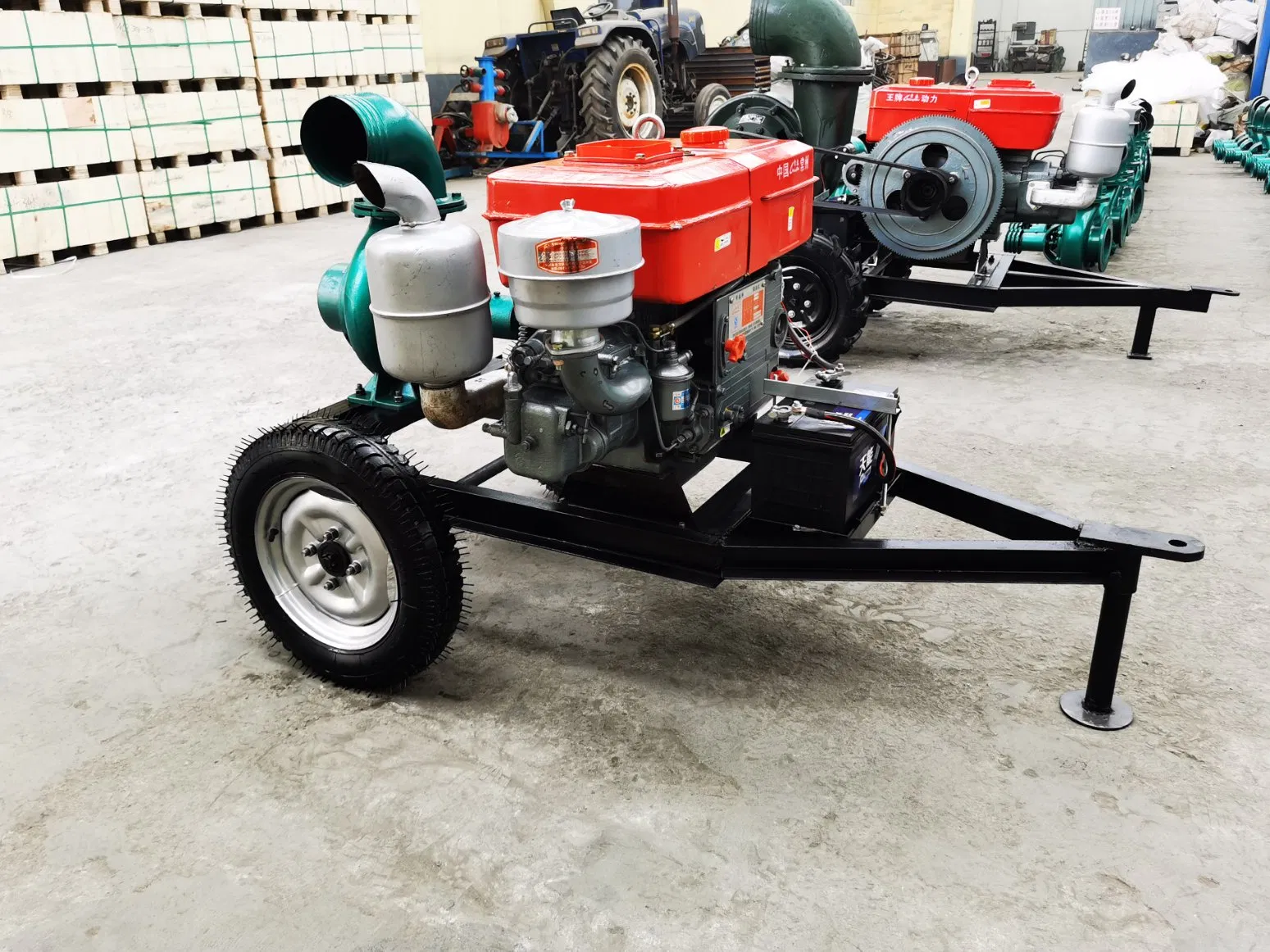 18 HP Water Cooled Diesel Engine 6 Inch Centrifugal Water Pump Set