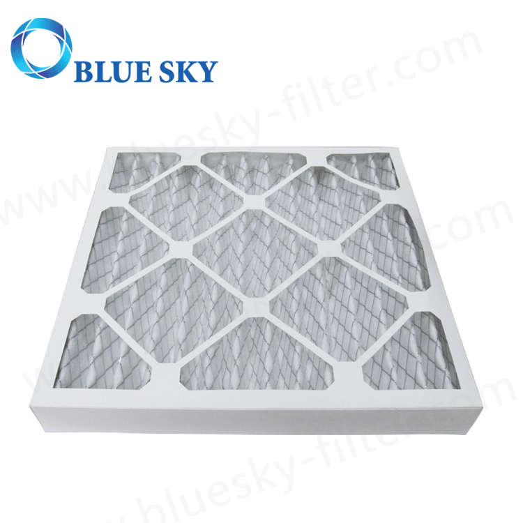 HVAC Air Filter Manufacturer - Custom Size Wholesale Merv 8/11/13 Pleated Panel Air Filter with Cardboard Frame for AC &amp; Furnace Ventilation System