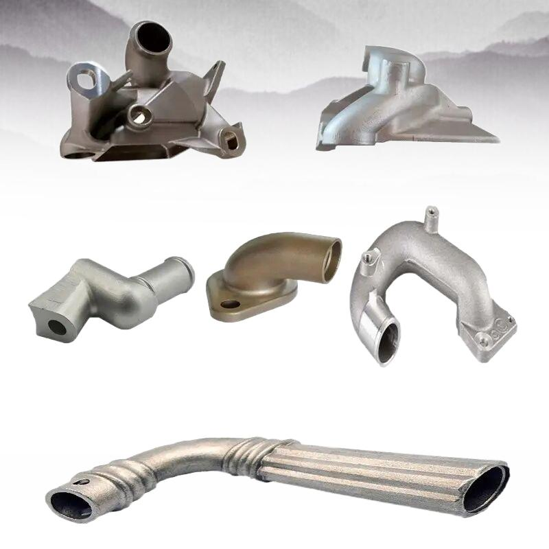 Exhaust Manifold Customized Stainless Steel Casting Palm Intake Manifolds Plastic Auto Engine Exhaust Turbocharger Manifold