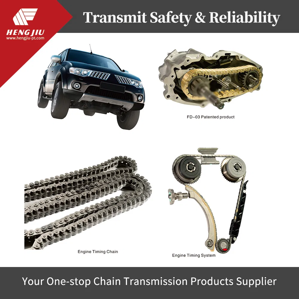 Low-Noise Transmission Transfer Case Motor Auto Parts Engine Timing Silent Toothed Chain