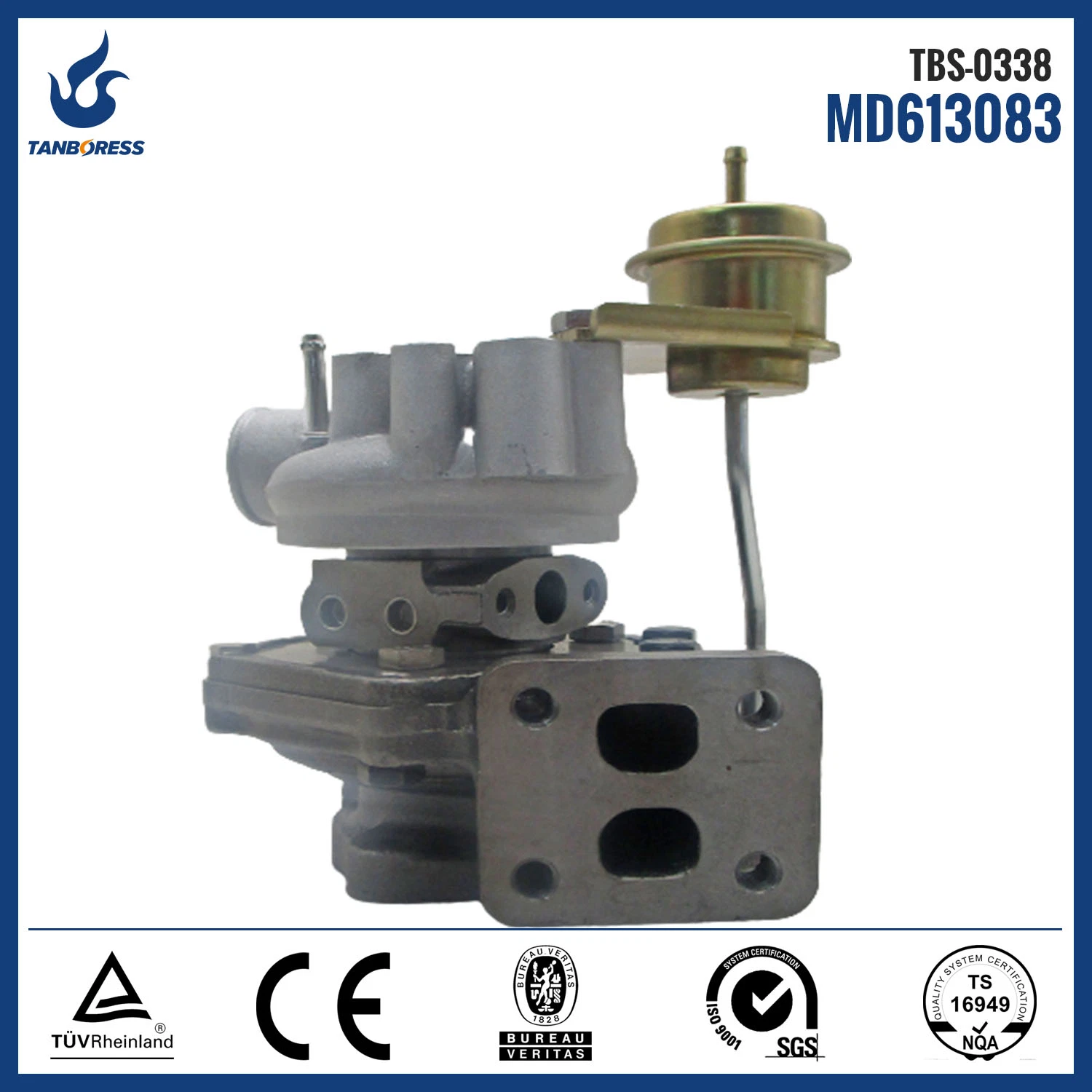 Turbocharger for Mitsubishi Pajero Mini 4A30 TD02 49130-01600 &nbsp;MD613083 turbocharger