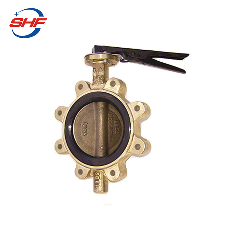 API 609 Wafer /Lug/FL Type Engine Marine Rubber Lined Aluminum Bronze C95800 Concentric Butterfly Valve Price