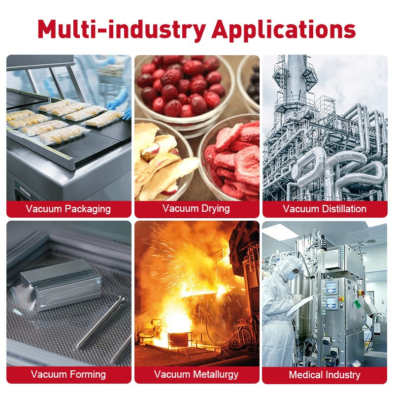 Energy Saving Oil-Lubricated Rotary Vane Pump Pvx202 200-240m³ /H 5.5kw 0.5mbar for Vacuum Packaging Drying 2 Years Warranty