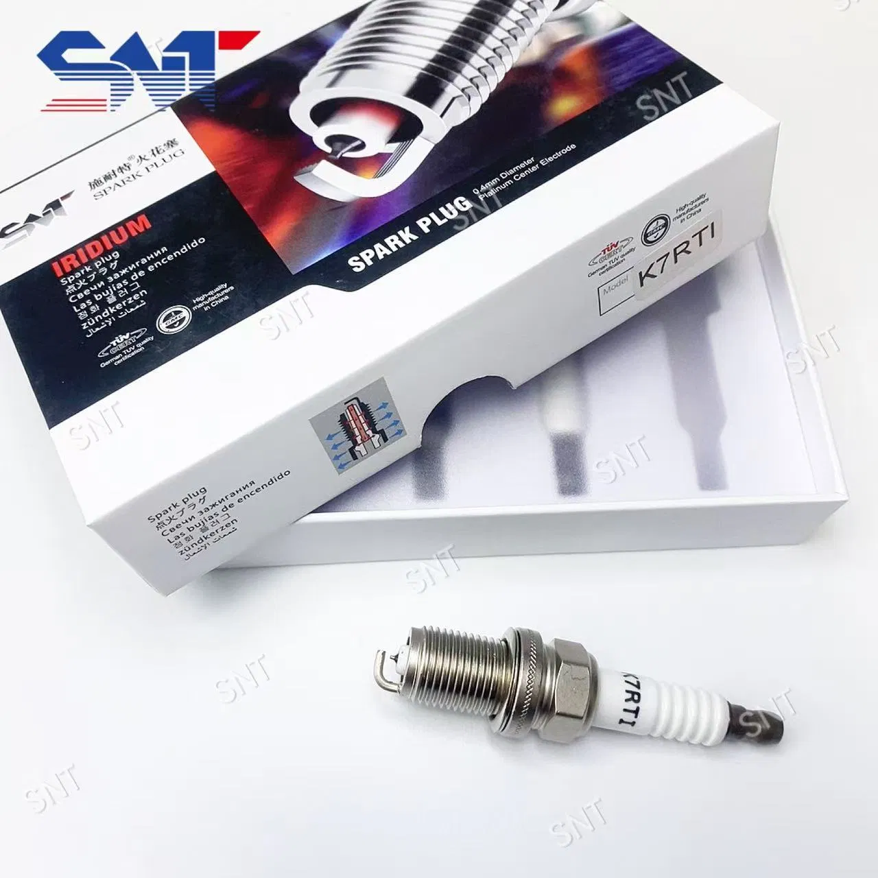 High Quality Low Price Automobile Engine Parts K7rti Spark Plug, Same as Ngk 7092, Toyota 90919-01210, Bosch+45