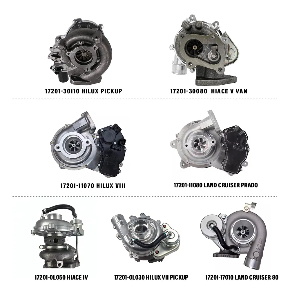 Wholesale Turbocharger Car Steering System Auto Parts Turbo Charger for Toyota Honda Nissan Mitsubishi Mazda Isuzu Lexus Hyundai KIA