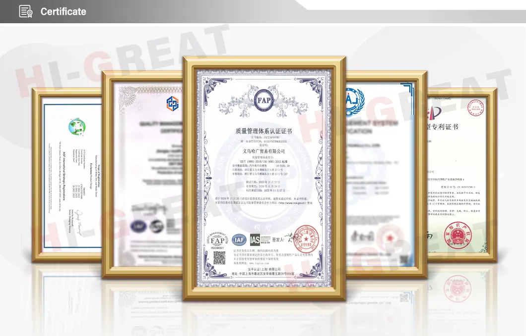 Certifications