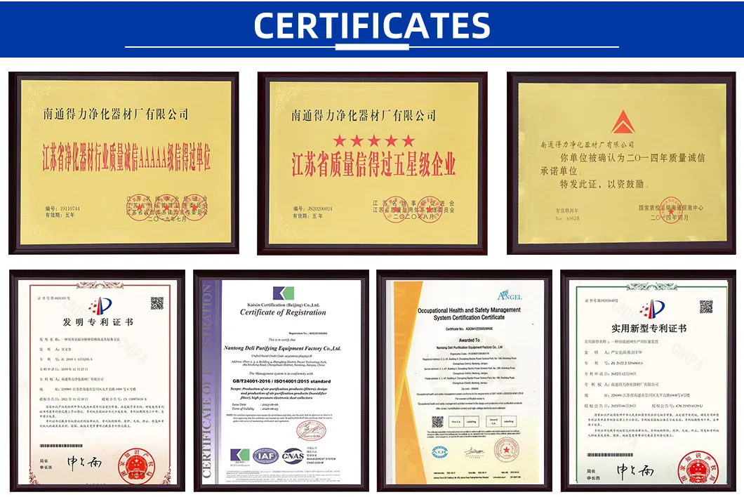 Certifications