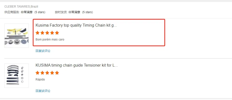 High Performance Timing Chain Kit