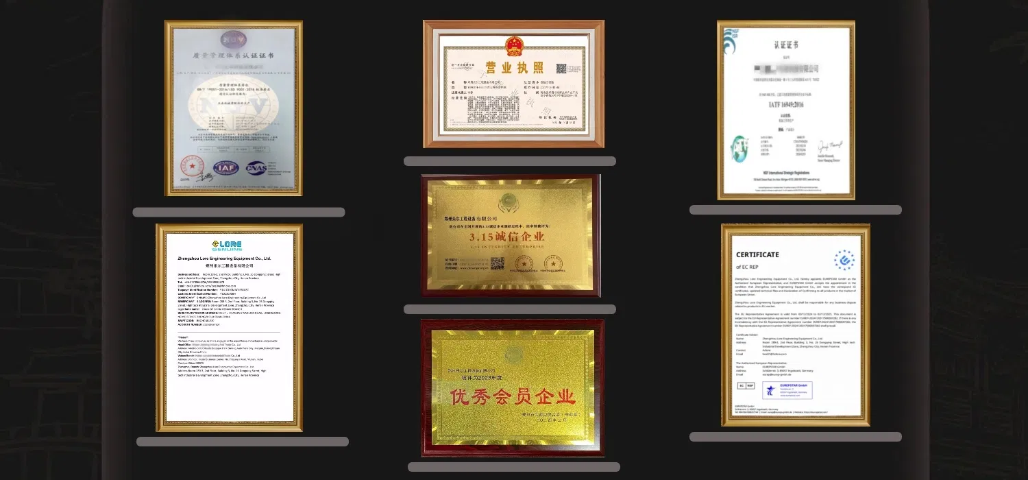 Certifications
