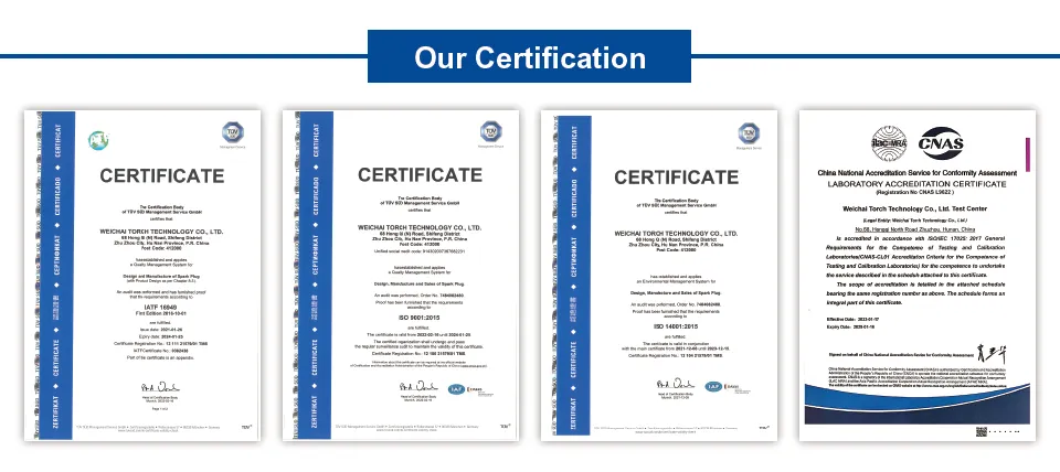 Quality Certifications