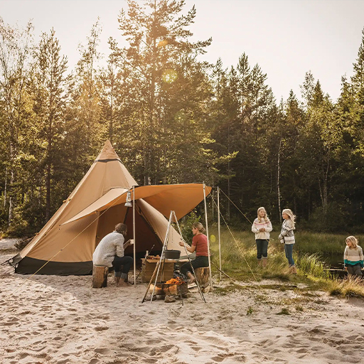 Industrial Tent Production