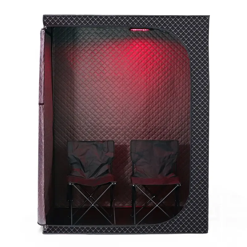 Infrared dual-person sauna box