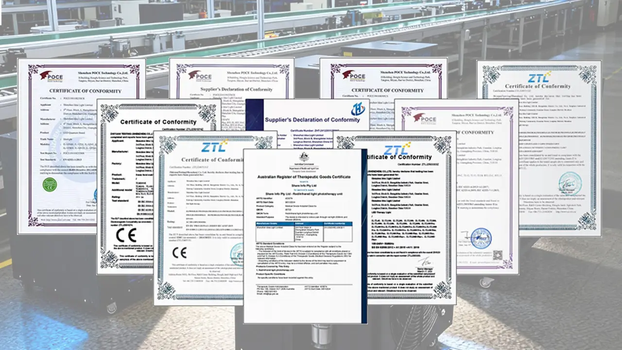 Dongda product certification certificates