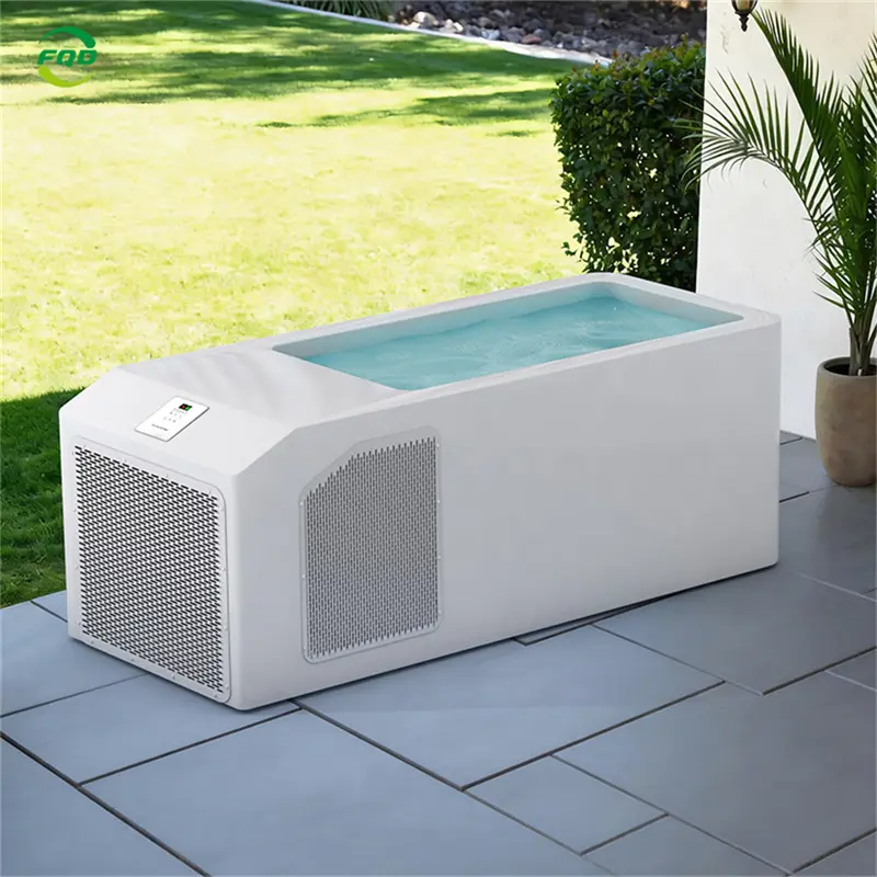 Dongda all-in-one acrylic cold plunge tub with chiller, filter and insulated cover