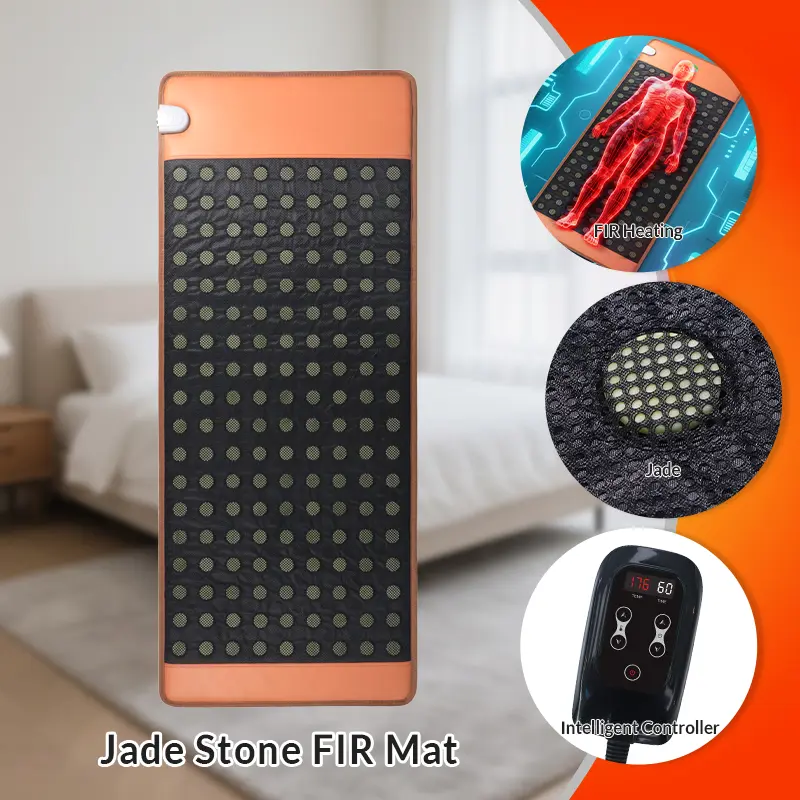 Far infrared germanium stone heating mattress
