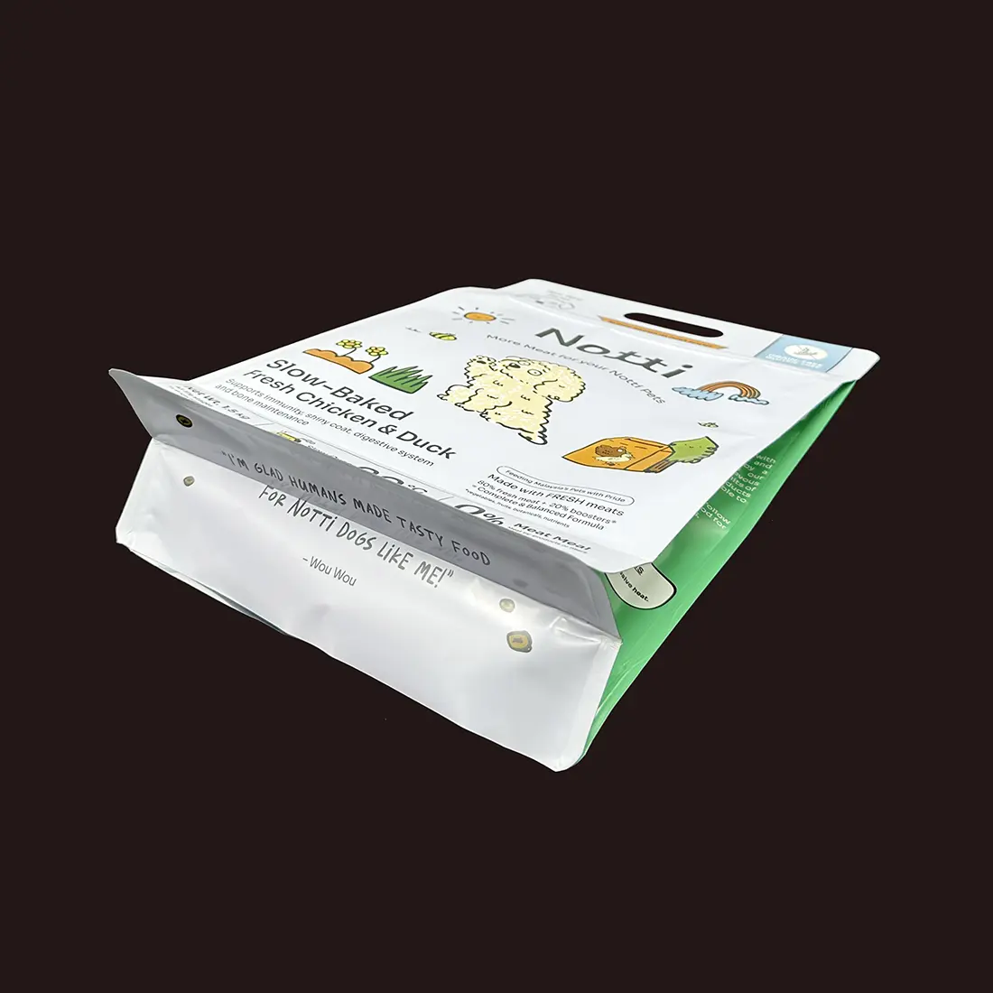 Wholesale Flat Bottom Bag Surface printing UV matte ink Supplier, Factories