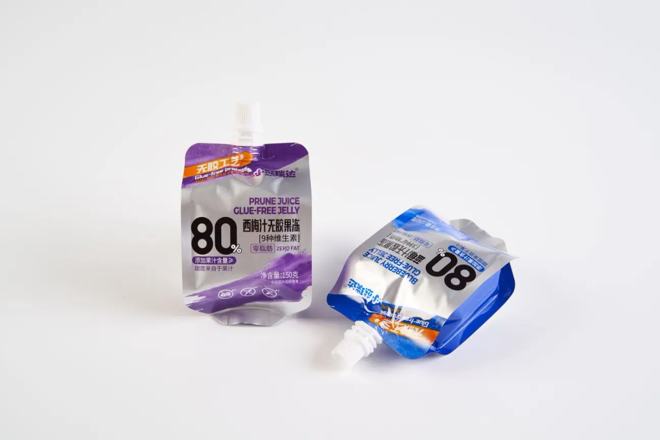 Gusseted Spout Pouches Made from Aluminum Material