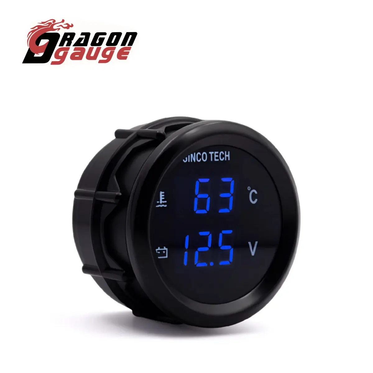 Custom 52mm Dual Display Water Temperature & Voltage Gauge for 12V/24V Cars - China Factory Suppliers Manufacturer, Manufacturers