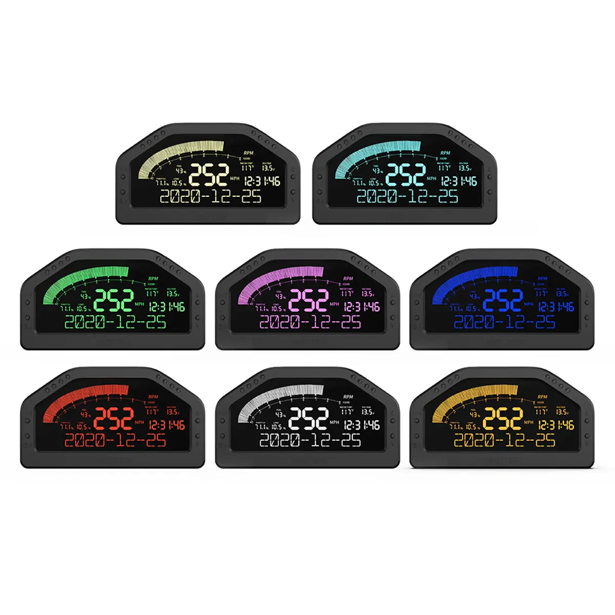 Custom Dashboard Racing Multi-Function Race Dash Panels 7 Colors Screen OBDll Racing Gauge SincoTech DO921 Manufacturer, Manufacturers