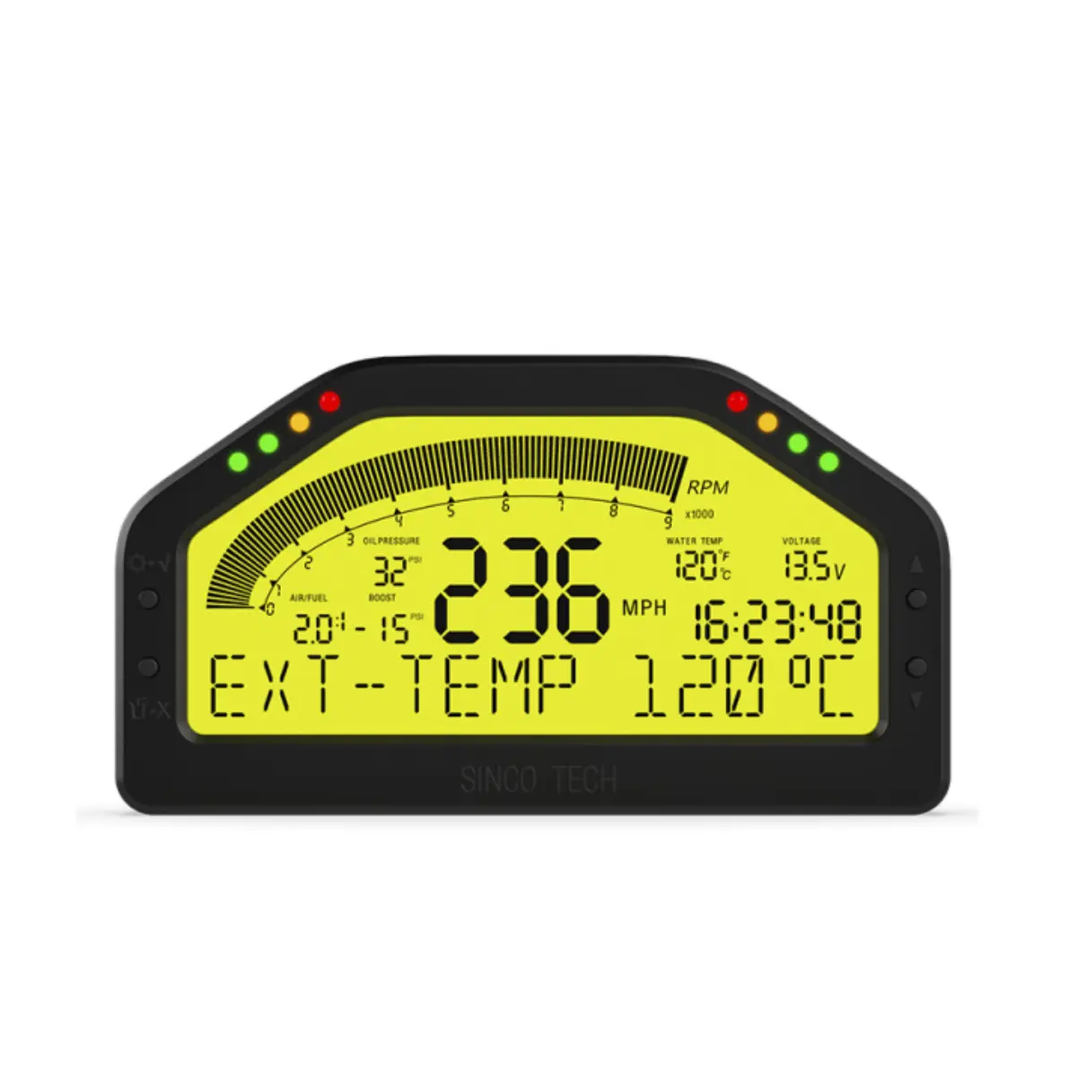 Wholesale China Suppliers Factory SincoTech DO904 Rally Race Dash Panels 9 in 1 Gauge Bluetooth LCD Dashboard Sensor Kit Suppliers, Factories