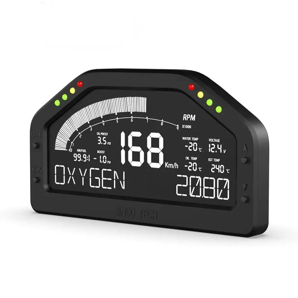 Custom Multi-Function Wideband LCD Dashboard with Oxygen Sensor Kit | China Suppliers & Factory DO926WB Race Dash Panel Manufacturer, Factory