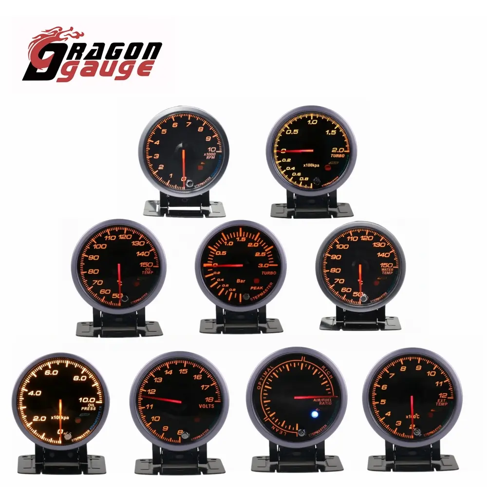 Wholesale 60mm Car Modifications Gauge With Alarm Function White Or Amber Backlight 620 Suppliers, Supplier
