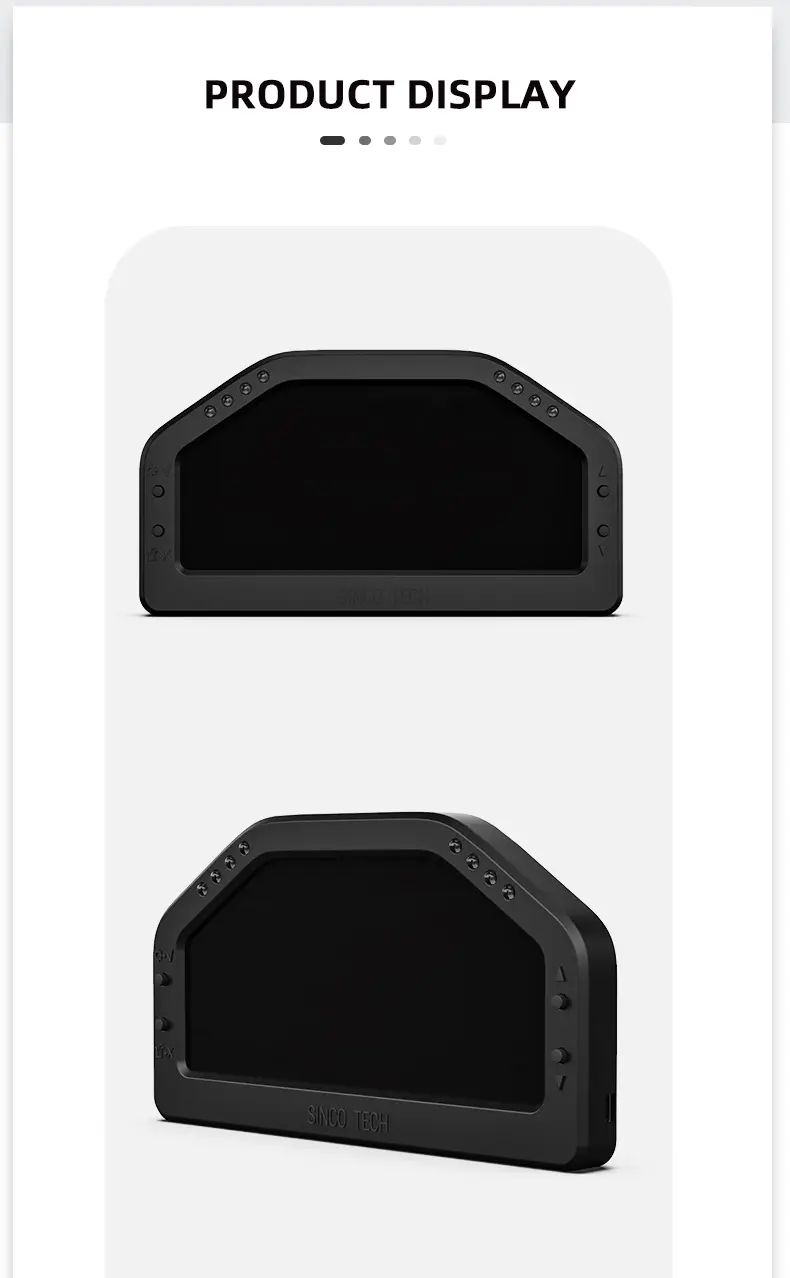 Race Dash Panel Multi-Function Dashboard Display 12