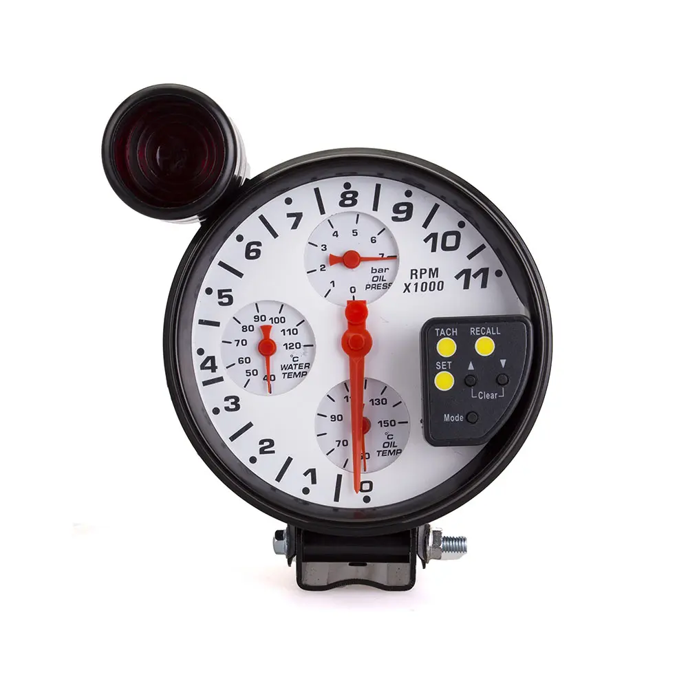 Custom 5 Inch 4 IN 1 Car Tachometer & Sensors - Water Temp, Oil Temp, Oil Pressure - China Suppliers & Factory Manufacturer, Factory