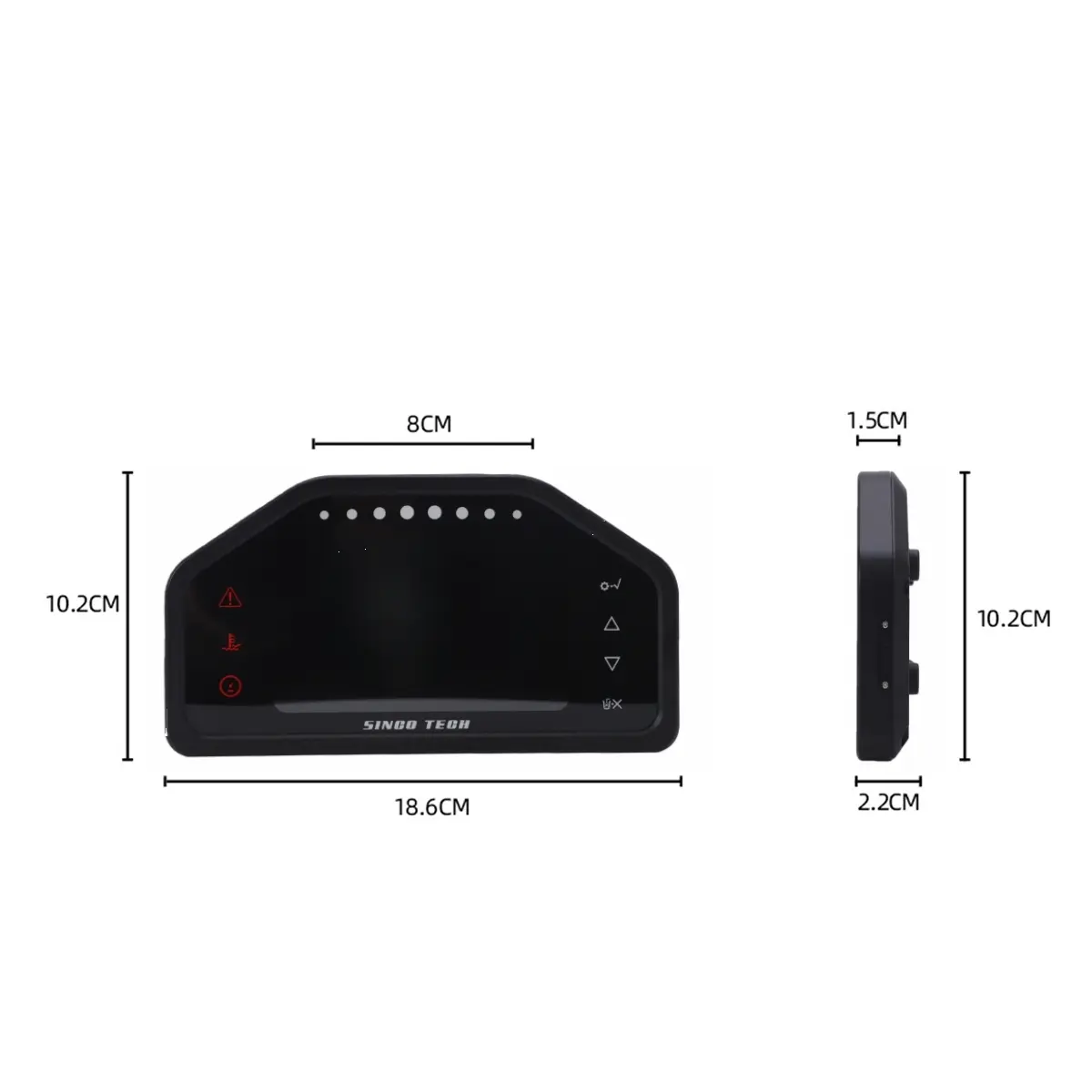 Wholesale Racing Gauge 9 in 1 Race Dash Panel Multi-Function Dashboard SincoTech DO928 Manufacturers, Factory