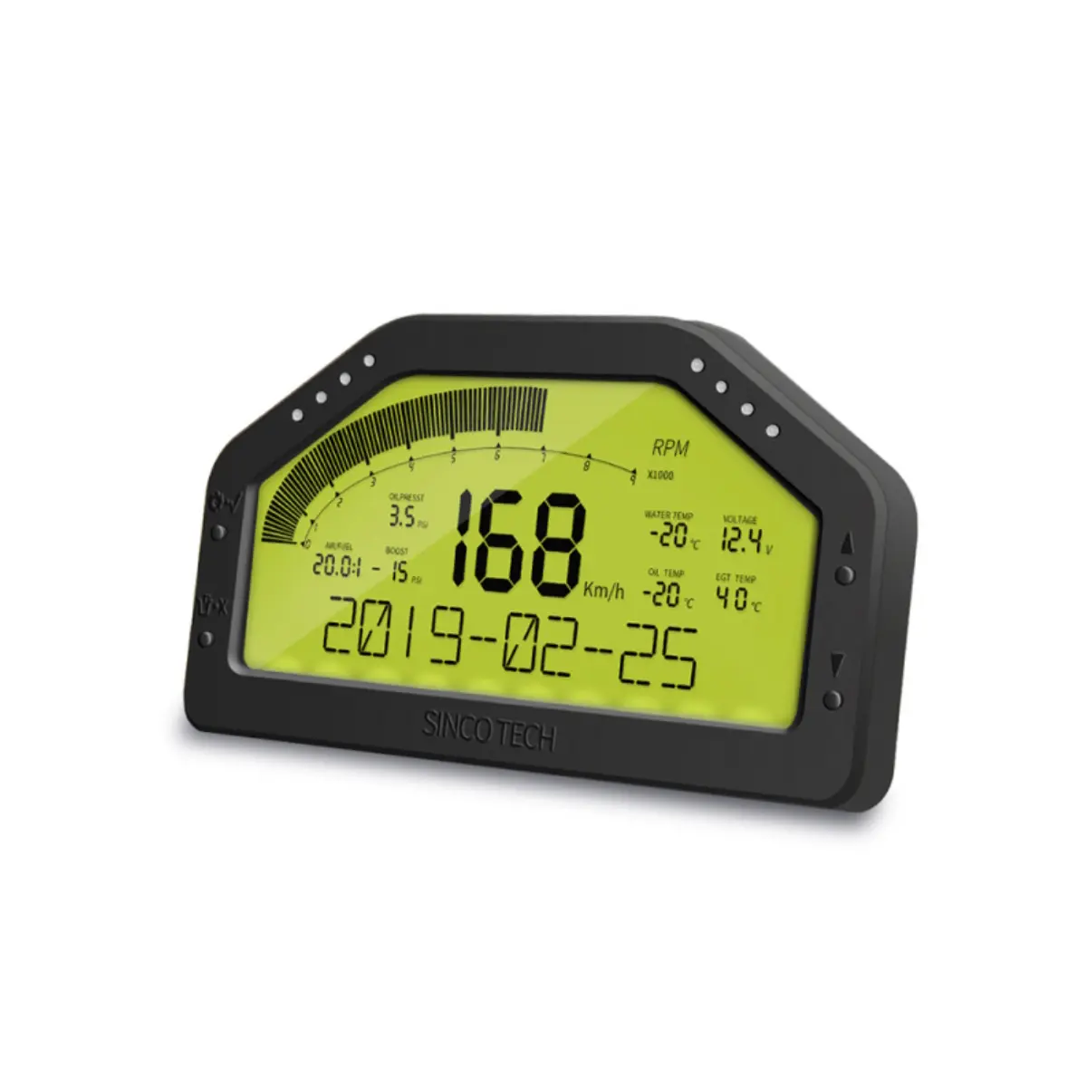 Wholesale 9-in-1 LCD Rally Car Dash Panel with Sensor Kit - Waterproof Race Dashboard from China Suppliers and Factory - SincoTech DO908 Manufacturer, Factories