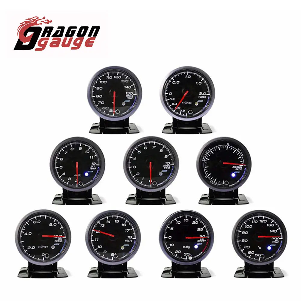 Wholesale 60mm Car Modifications Gauge With Alarm Function White Or Amber Backlight 620 Suppliers, Supplier