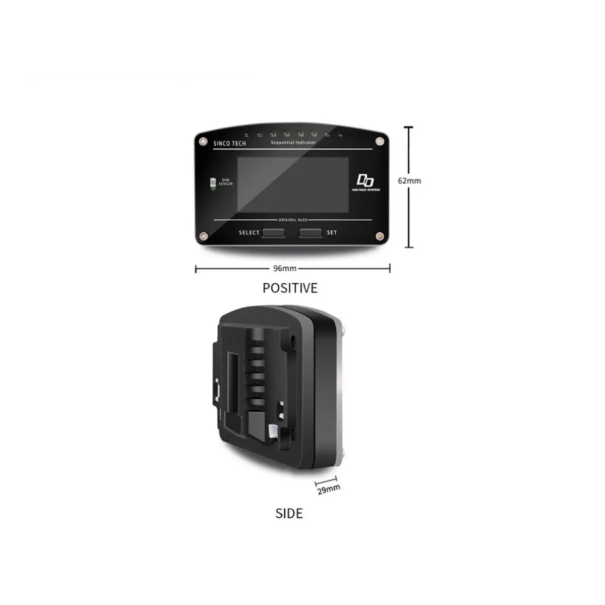 Custom 10 in 1 Race Dash Panels OLED Display Dashboard Sensor Kit - High-Performance China Suppliers and Factory Solution Manufacturer, Factories