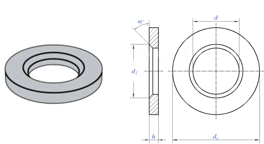 DIN 125 Galvanized Plain Washer