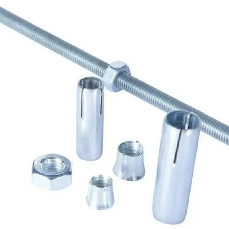China Suppliers Factory White Blue Zinc Plated Galvanized DIN975 DIN976 Threaded Rods - High Quality Fasteners