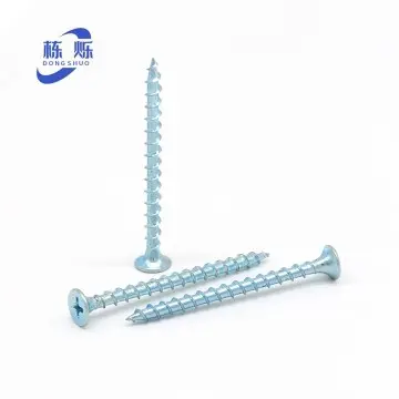 Cross countersunk head galvanized dry wall nail — precision fastener product