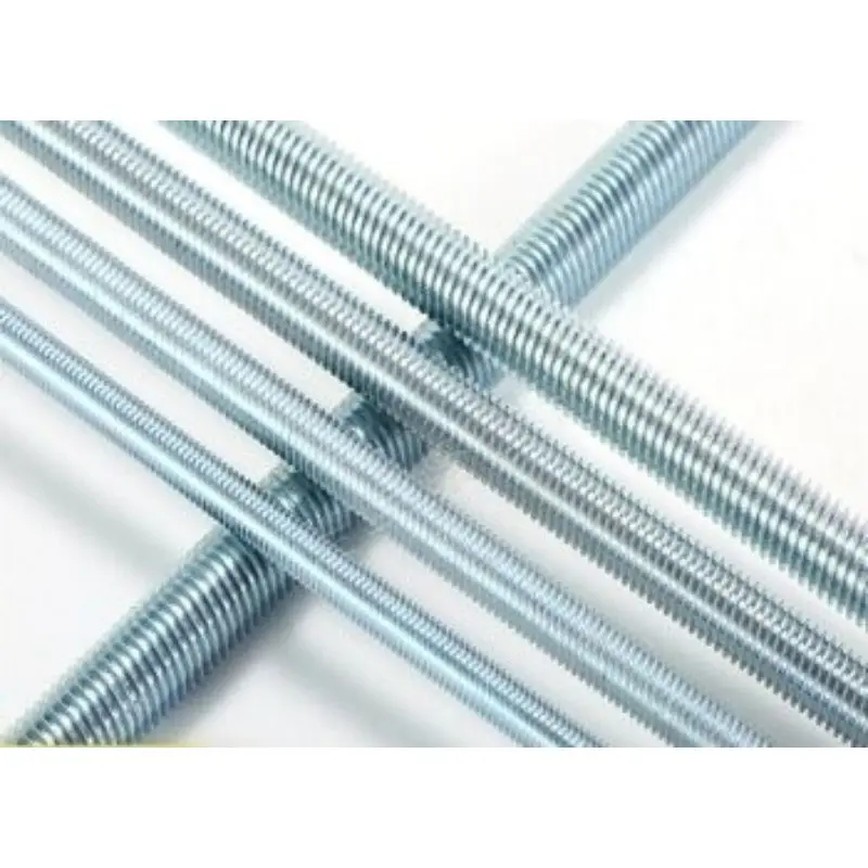 China Suppliers Factory White Blue Zinc Plated Galvanized DIN975 DIN976 Threaded Rods - High Quality Fasteners