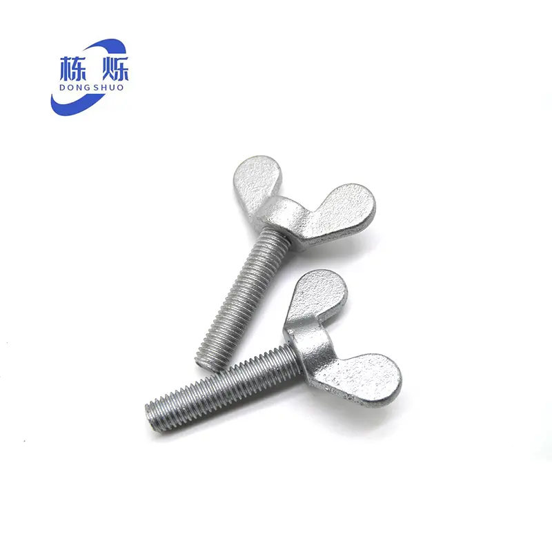 China Galvanized butterfly bolts, galvanized union bolts, grade 4.8, grade 8.8 Manufacturers, Factories