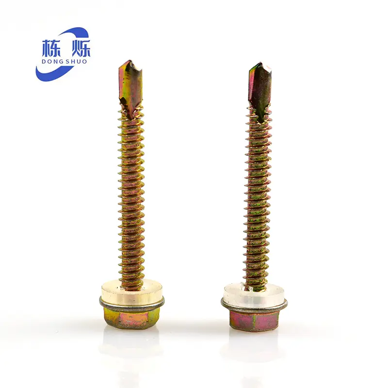 China Factory Suppliers of Color Galvanized Hexagonal Self-Drilling Screws for Stronger Fixation and Fastening