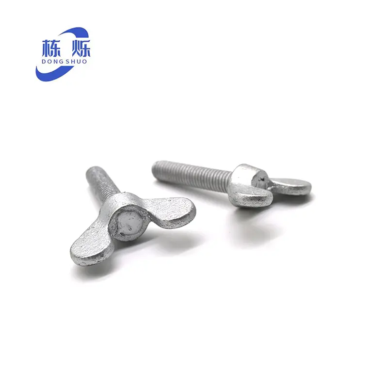 High-Quality Galvanized butterfly bolts, galvanized union bolts, grade 4.8, grade 8.8 Supplier, Manufacturers