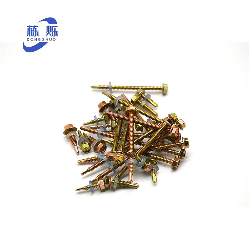 High-Quality Color galvanized hexagonal self-drilling screws-copy Manufacturer, Factory