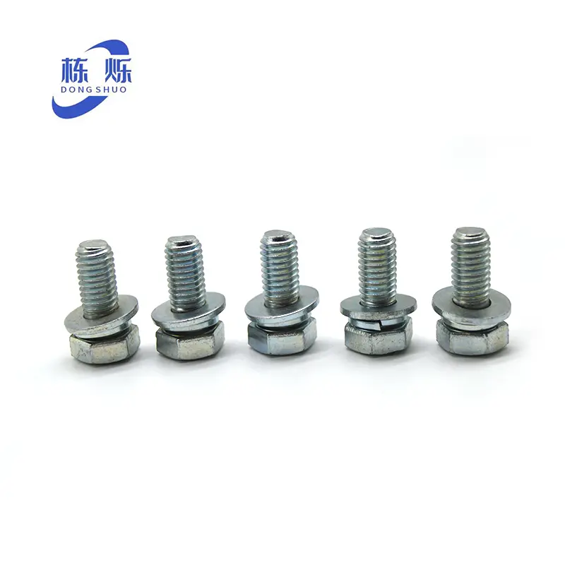 High-Quality Hexagon head bolt, spring washer and plain washer assemblies Manufacturer, Factory