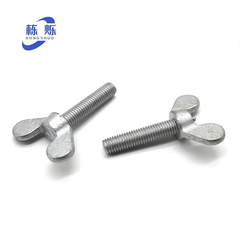 High-Quality Galvanized butterfly bolts, galvanized union bolts, grade 4.8, grade 8.8 Supplier, Manufacturers