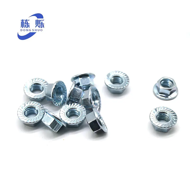 High-Quality Galvanized hexagonal flange nut 4.8.8.8 grade 12.9 thickened flange nut Suppliers, Manufacturers