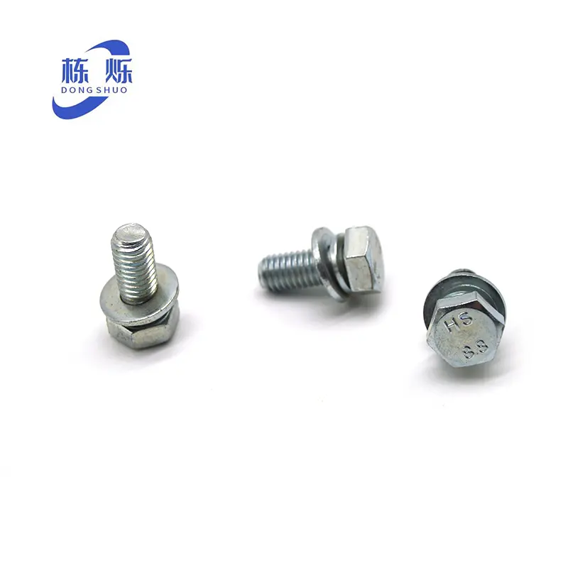 High-Quality Hexagon head bolt, spring washer and plain washer assemblies Manufacturer, Factory