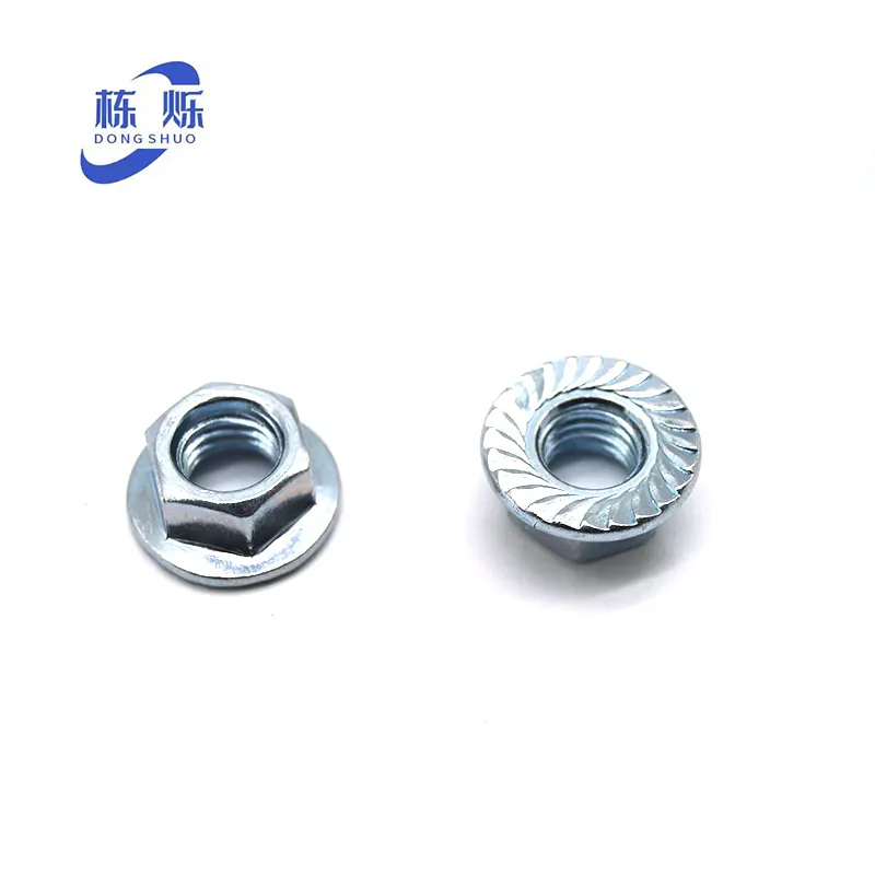 High-Quality Galvanized hexagonal flange nut 4.8.8.8 grade 12.9 thickened flange nut Suppliers, Manufacturers