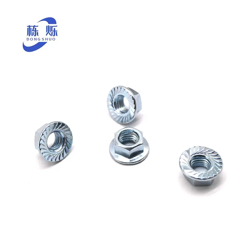 High-Quality Galvanized hexagonal flange nut 4.8.8.8 grade 12.9 thickened flange nut Suppliers, Manufacturers