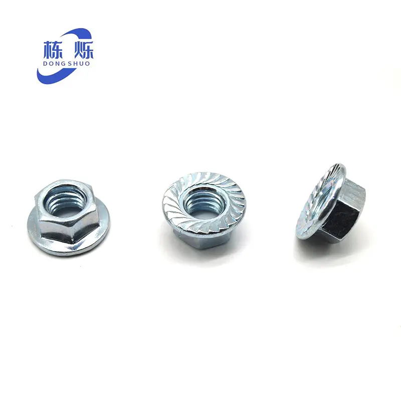 High-Quality Galvanized hexagonal flange nut 4.8.8.8 grade 12.9 thickened flange nut Suppliers, Manufacturers