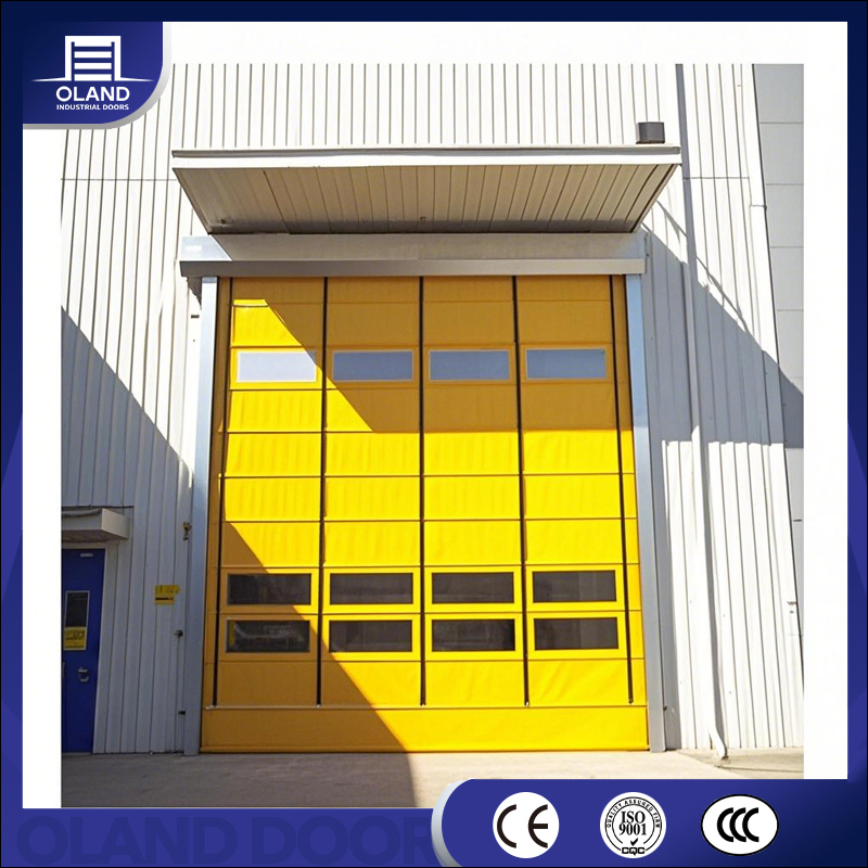 Genuine New MW-PVC Customize Multi Fold Doors with Automatic High Speed Stacking Rolling Curtain Rapid Door for Cold Chain Logistics Factory Wholesale Price