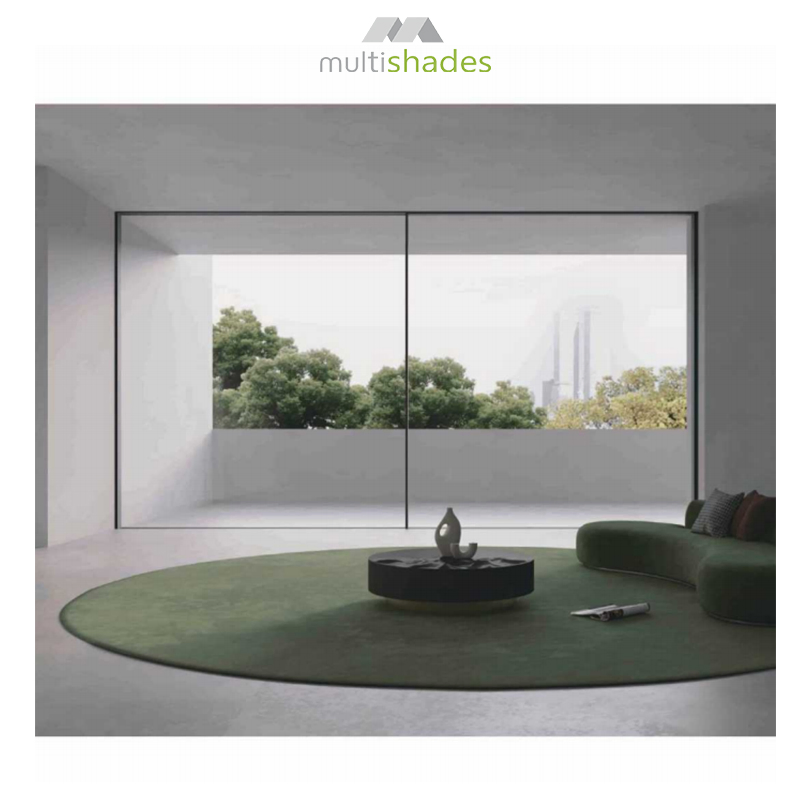 Slim Frame Panoramic Metal Aluminium Door Sliding Door Multishades Magnetic Lock High Durability Waterproof Villa Apartment Aluminum Door Metal Door